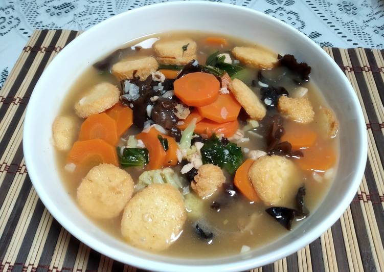 Resep Sapo Tahu Ayam Jamur Oleh Noviopih Cookpad