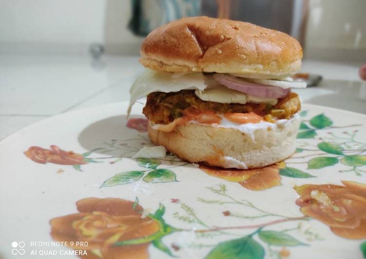 Recipe of Quick Veg Burger