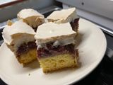 Meggyes-diós-habos süti🍒🍰