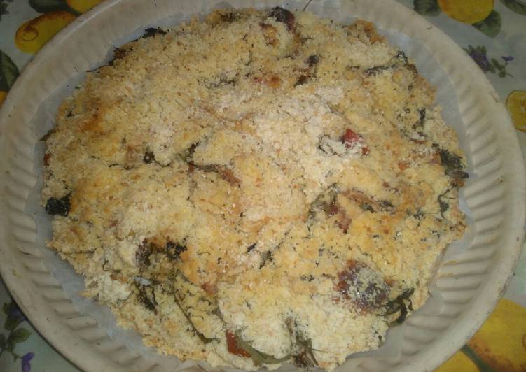 Steps to Make Premiato Sbriciolata salata con verdure e gorgonzola 😱