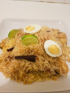 Chicken biryani ainihin hoton girkin