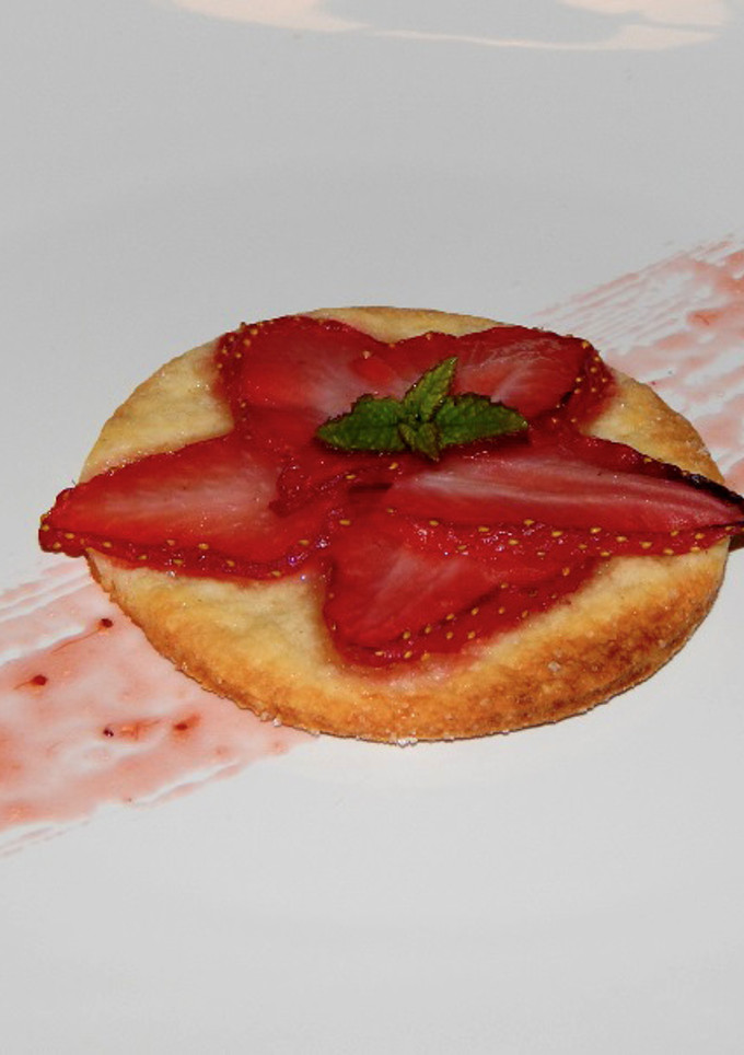 Una foto de Galletas de fresa