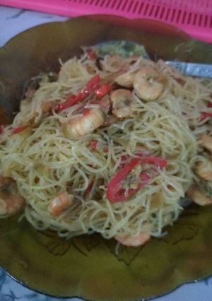 Foto resep Bihun jagung udang