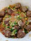 Albondiguitas con verduras