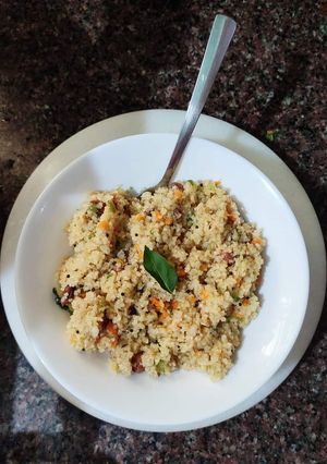 A picture of Dalia Upma.