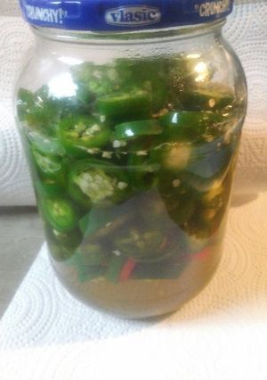 A picture of Pickled Peppers simple.