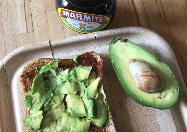 Recipe of Speedy Marmite Avocado Toast