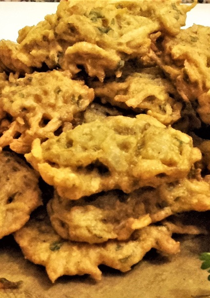Una foto de Pakoras vegetales (autentica receta hindú)