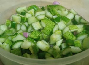 Foto resep Acar timun, bawang merah, rawit ijo, lemon