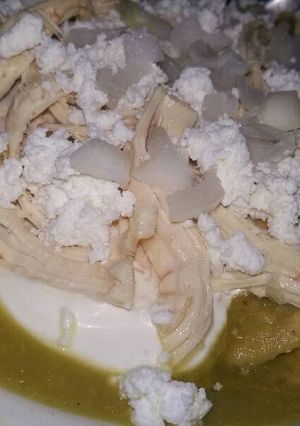 Una foto de Enchiladas verdes, riquísimas