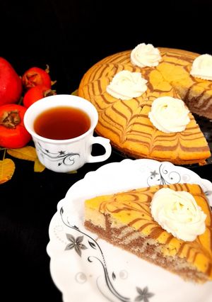 عکسی از دستور کیک زبرا
