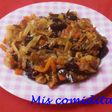 Verduras salteadas al curry con pasas y nueces