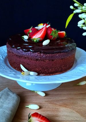 Une photo de Gâteau moelleux au chocolat
