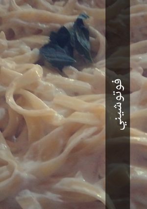 صورة لوصفة فوتوشيني بالدجاج والفطر