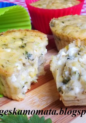 Φωτογραφία της συνταγής Muffins με κολοκυθάκια και φέτα