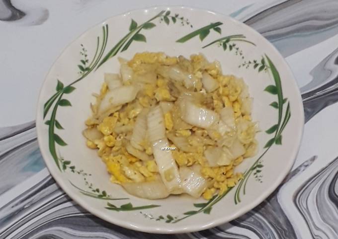 Resep Orak Arik Telor Sawi Simpel Oleh Ani Brilian Cookpad