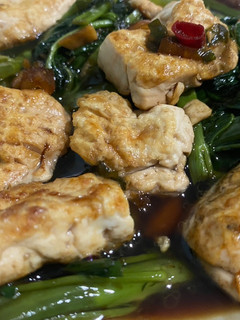老皮嫩肉醬燒空心菜 的食譜成品照片