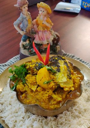 মুড়ি - ঘন্ট (গোবিন্দ ভোগ চালের)(macher muri ghonto recipe in Bengali রেসিপির প্রধান ছবি