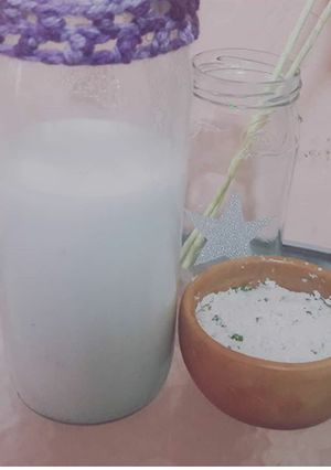 Una foto de Leche de Sésamo blanco o ajojolí