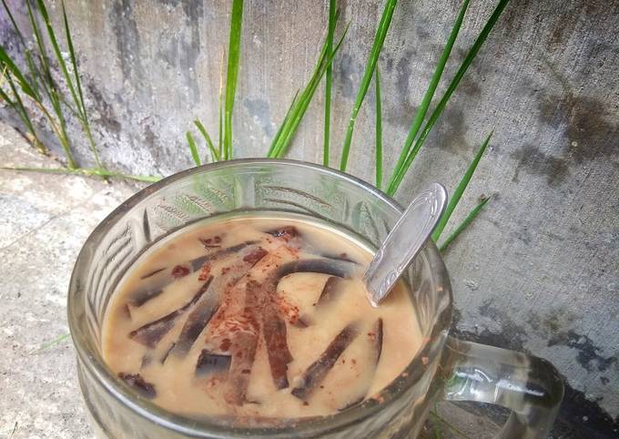 Langkah Mudah untuk Menyiapkan Es cappucino cincau yang Enak Banget