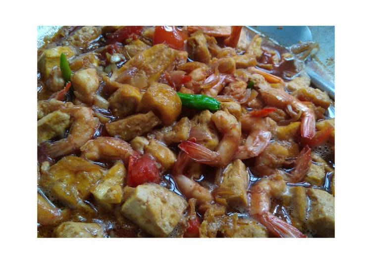 Udang tahu kecap
