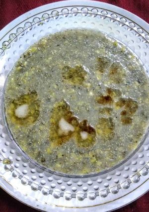 A picture of Bajra khichdi.