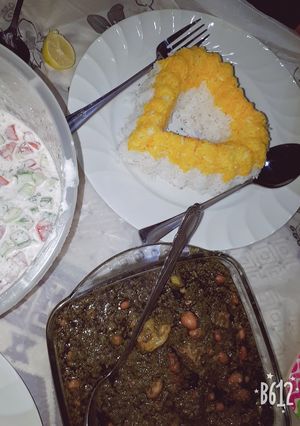عکسی از دستور قرمه سبزی اصل مخصوص
