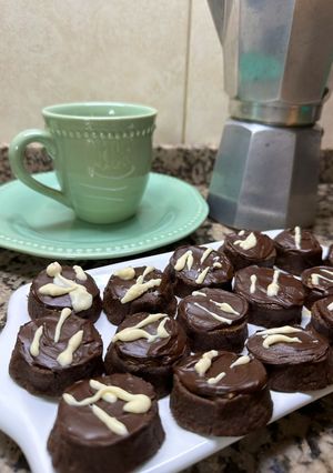 Una foto de Pepas chocolate rellenas