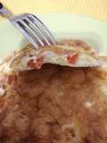 Omelette de morrón y queso