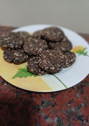 Una foto de Galletitas de avena y algarroba