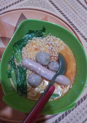 Foto resep Creamy instant noodle