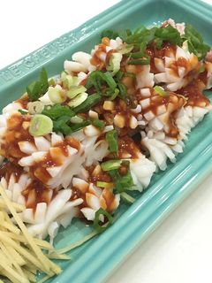 清燙大卷佐五味醬 的食譜成品照片