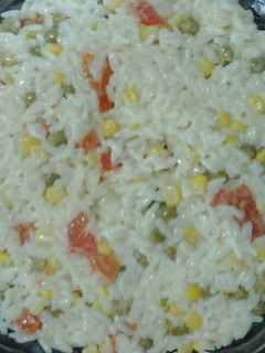 Una foto de Arroz primavera