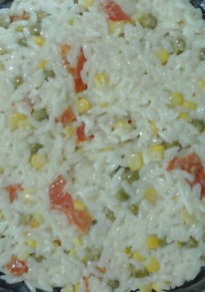 Una foto de Arroz primavera
