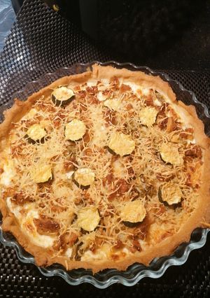 Une photo de Tarte au rôti de porc et courgette !!