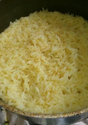 Una foto de Arroz sencillo
