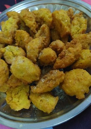 A picture of भुट्टे की पकोड़ी.