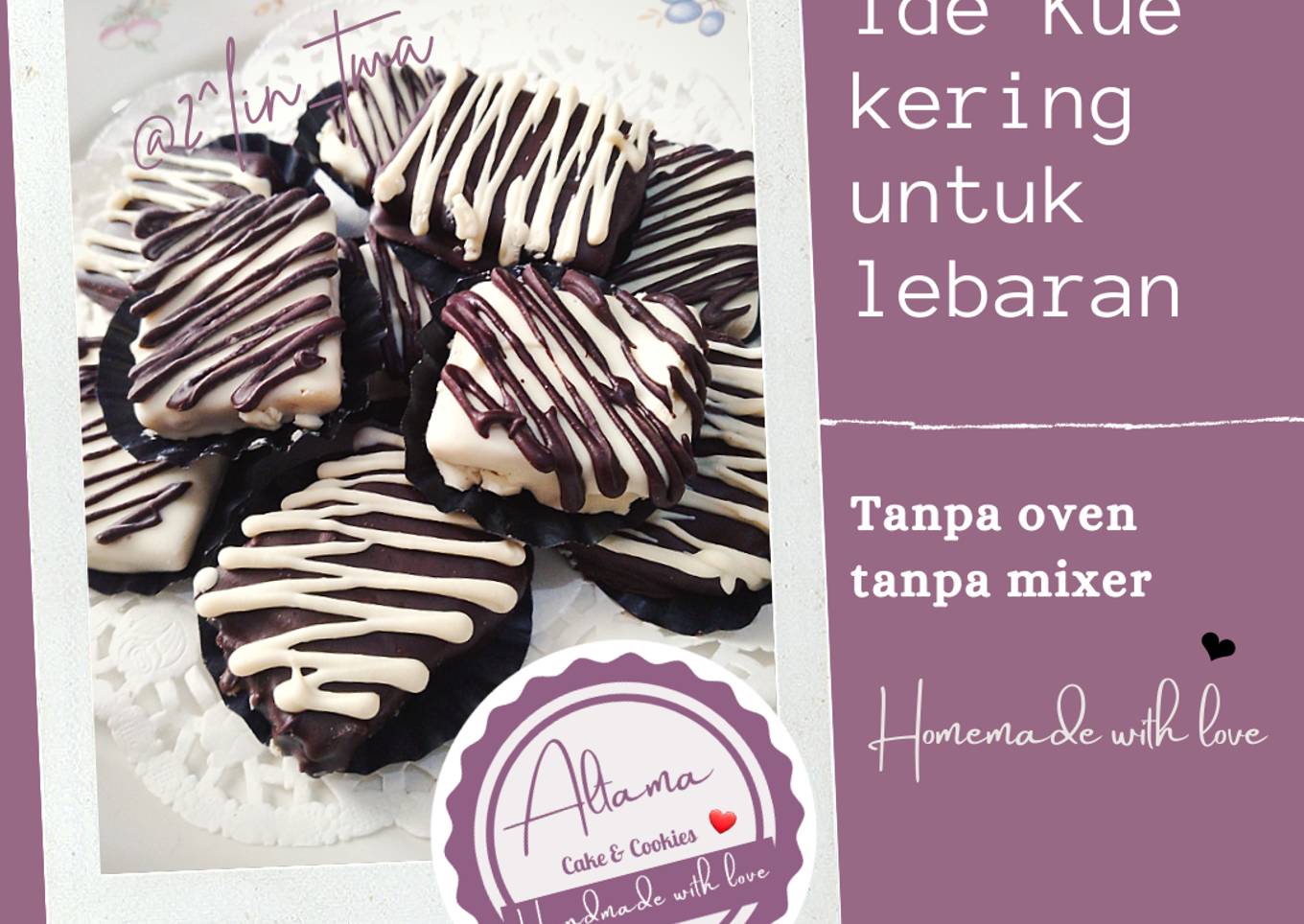 Ide kue lebaran tanpa oven,tanpa telur,tanpa mixer 😍