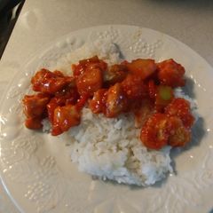 A picture of Pinoy Sweet and Sour Chicken.