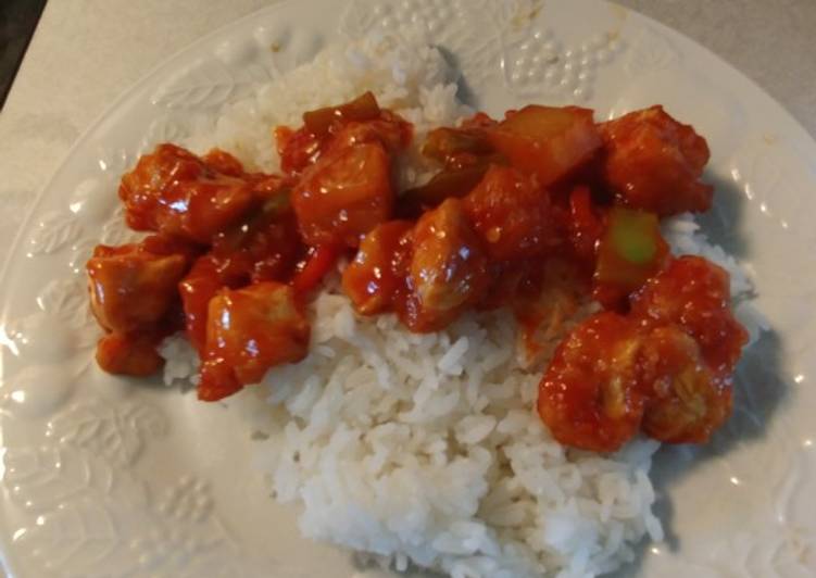 Simple Way to Prepare Any-night-of-the-week Pinoy Sweet and Sour Chicken