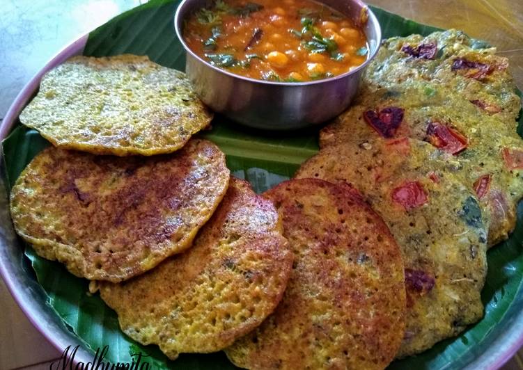 Steps to Make Perfect Green Moong Sprouts Chila