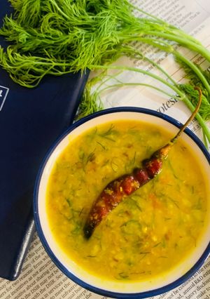 A picture of Dill Moong dal.