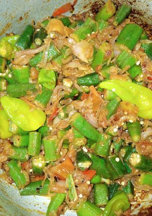 A picture of Bhindi masala.
