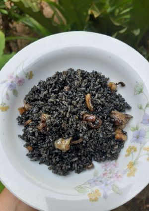 Foto resep Nasi goreng cumi hitam
