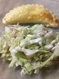 Ensalada de repollo blanco y ajo
