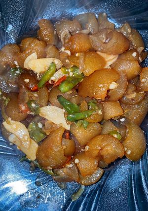 Foto resep Oseng kikil sapi