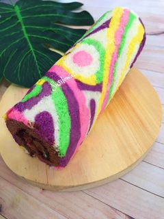 Foto resep Batik Roll Cake Kukus