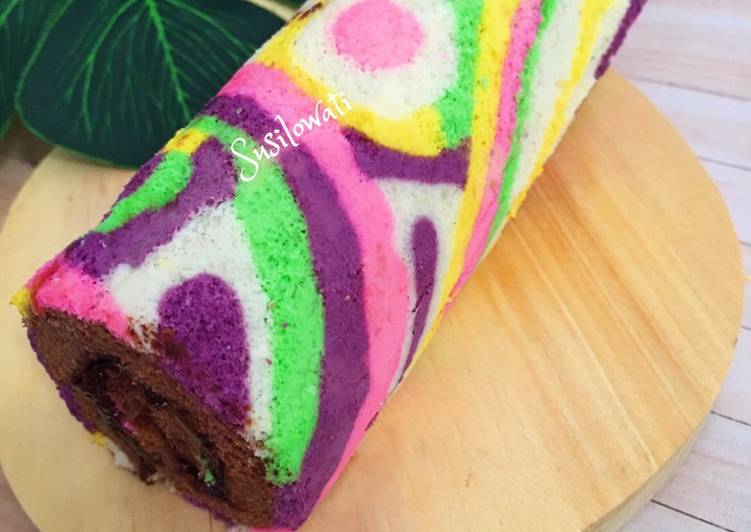 Resep Batik Roll Cake Kukus yang Menggugah Selera