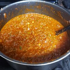 A picture of Meat sauce.