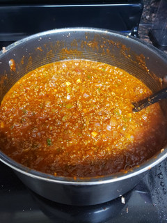 A picture of Meat sauce.